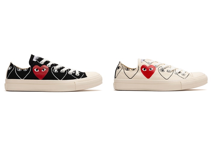 看到愛心圖案已想掏出錢包!COMME des GARÇONS PLAY X Converse 最新鞋款快開售