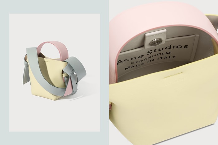 Acne Studios 這個人氣袋款，換上馬卡龍粉色也太適合甜美的春夏！