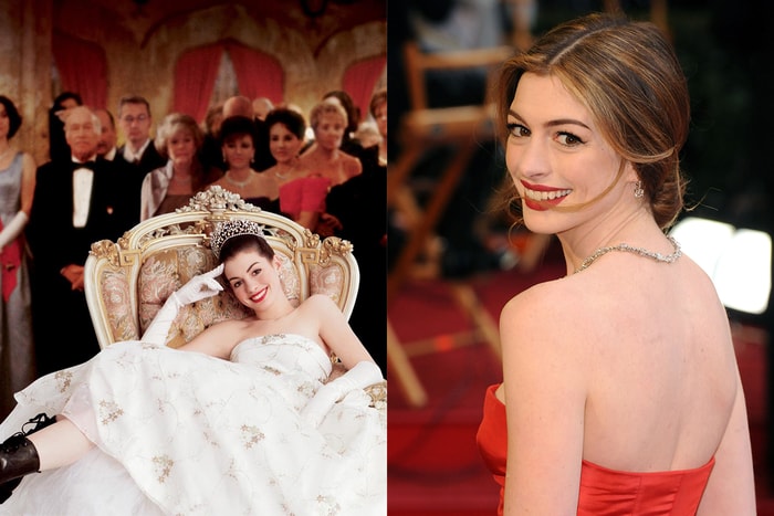 Anne Hathaway 玩 #PillowChallenge 獲 200 萬讚好，重現 2001 年的公主造型！
