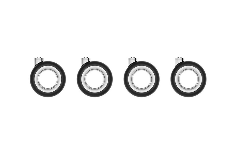 apple mac pro stainless steel feet wheels base