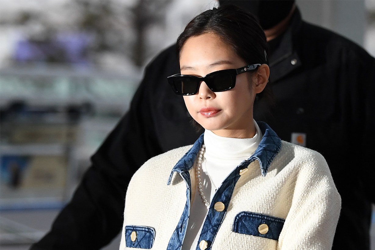 Jennie of BLACKPINK is seen upon departing at Incheon International Airport on February 21, 2020 in Incheon, South Korea.