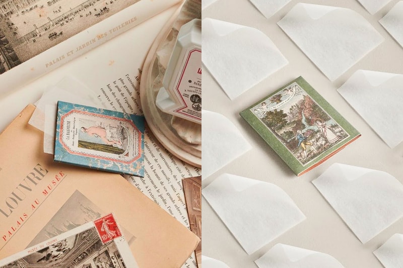 buly 1803 soap sheet portable travel scent clean hands