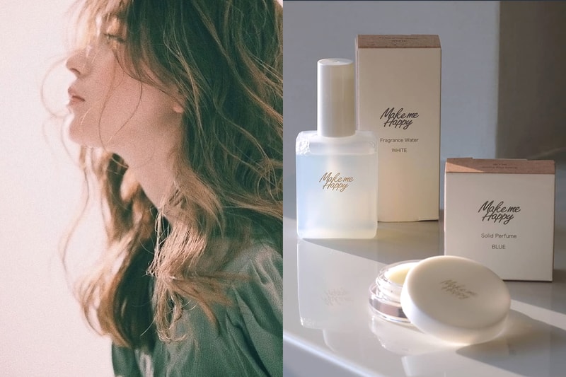 Canmake Make Me Happy Fragrance Water White Blue Fragrance Perfume Japanese Cosmetics Makeup