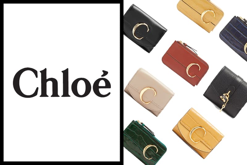 CHLOÉ wallets leather card and coin purse matches fashion sale discount code