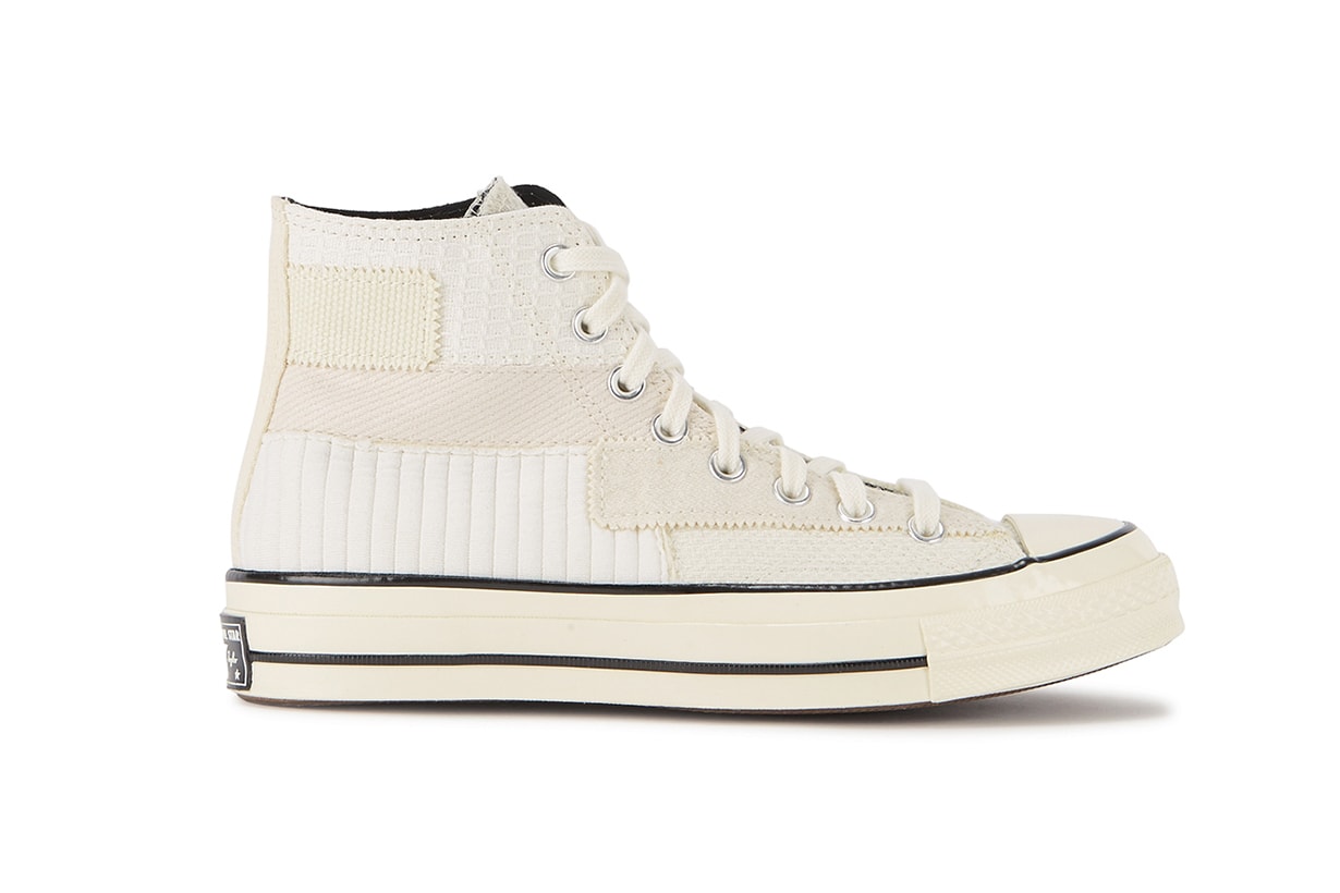 Chuck 70 off-white patchwork hi-top sneakers