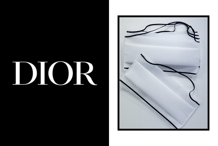 最奢華的口罩:Dior 生產的口罩曝光,黑白極簡設計滲出品牌風格!