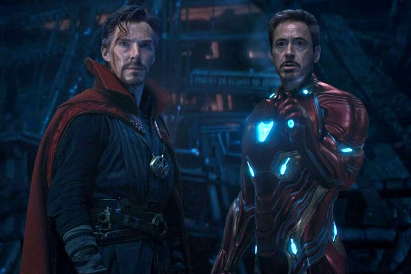 Dr Strange wear Iron Man Suit in Avengers infinity war