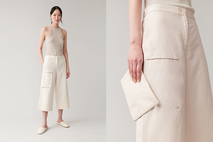 一件單品兩種穿法:COS 將簡約加上機能性,口袋拆下來可以變為手袋!