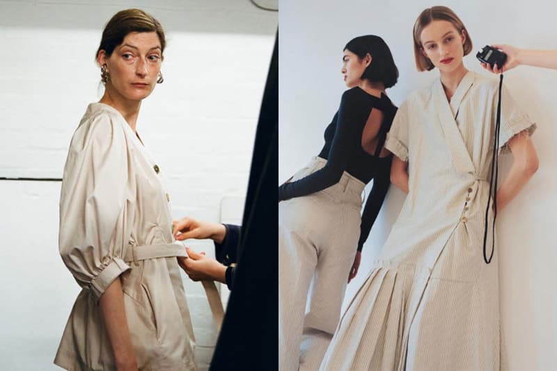 Model wears Eudon Choi's Design