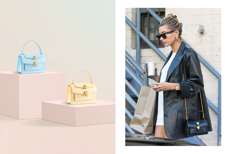 bvlgari alexander wang hailey bieber new Serpenti handbags release