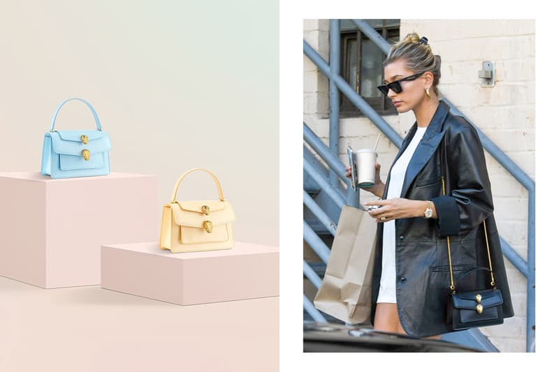 bvlgari alexander wang hailey bieber new Serpenti handbags release