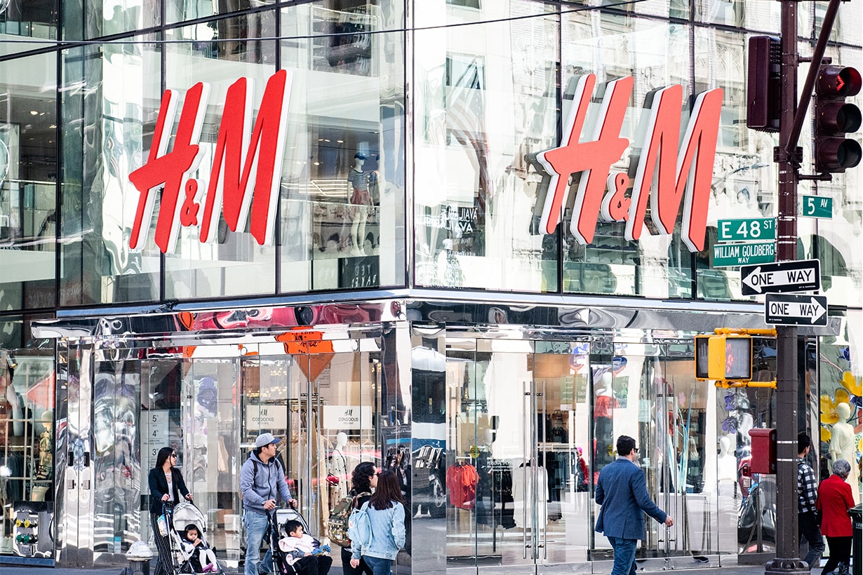 H&M store in New York City.