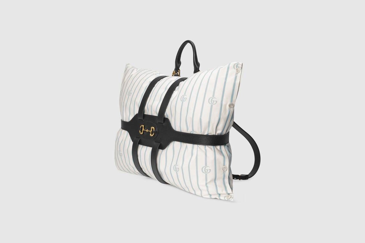 gucci spring summer 2020 backpack pillow holder release accessories