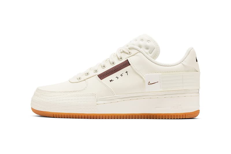 nike air force 1 type n354 sneakers cream white colorway release
