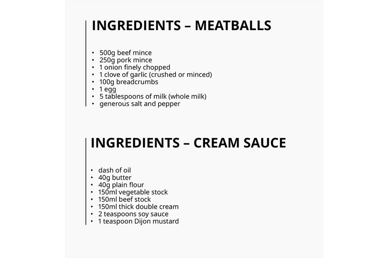ikea meatballs recipe stay at home food