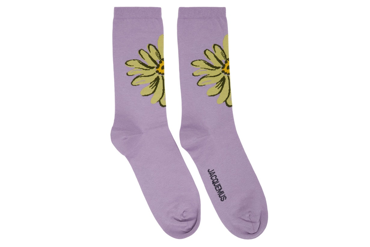 Jacquemus Purple 'Les Chaussettes Fleurs' Socks