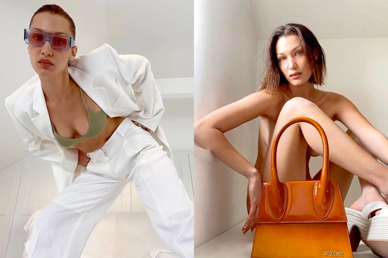 bella hadid jacquemus at home campaign facetime