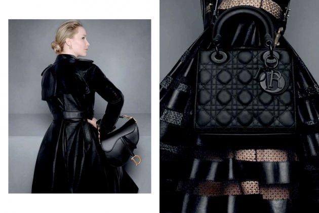 dior jennifer lawrence pre fall campaign new handbags