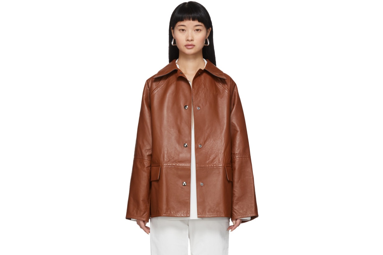 Kassl Editions Reversible Brown Leather Jacket