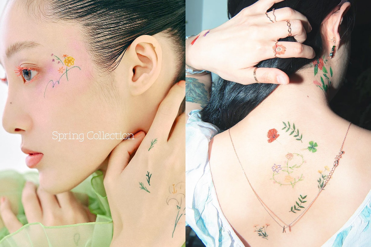 Instant Tattoo Korea Tattoo stickers Korean Brand Tattoo Style Trend Design