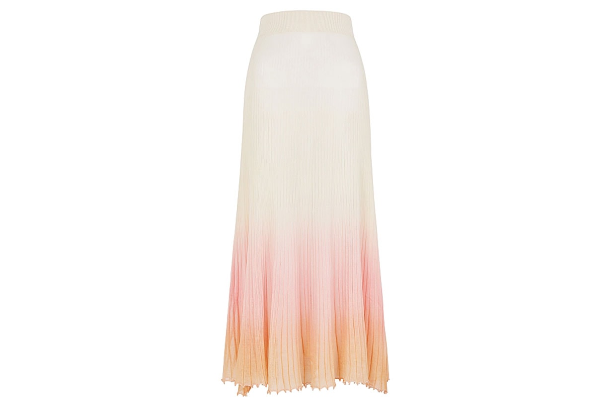 La Jupe Helado Longue dégradé midi skirt