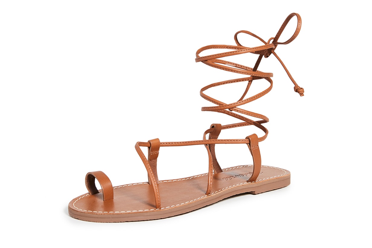 Madewell Ronda Boardwalk Lace Up Sandals