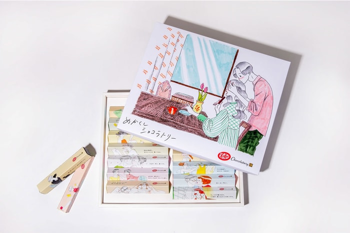 Kit Kat 與日本插畫家聯乘,印上情侶甜蜜瞬間的包裝令甜度升溫!