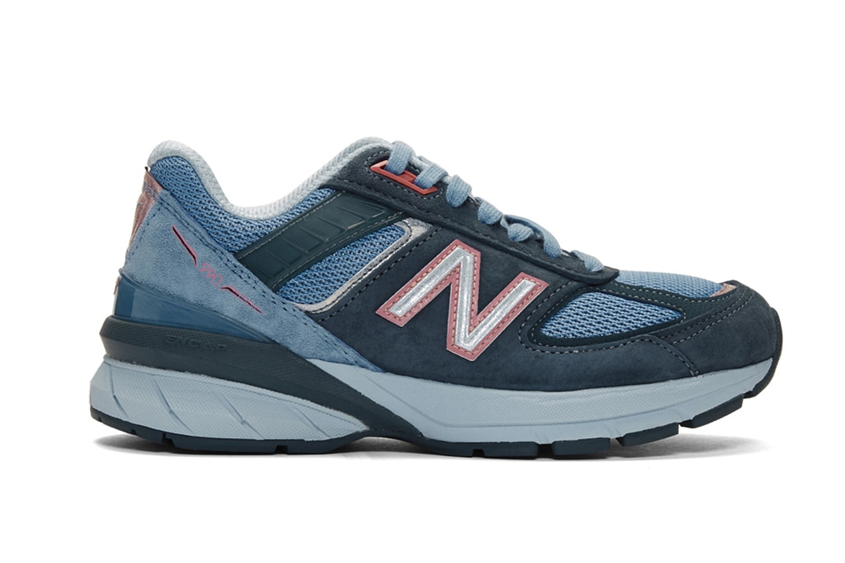 New Balance Blue Made In US 990 v5 Sneakers