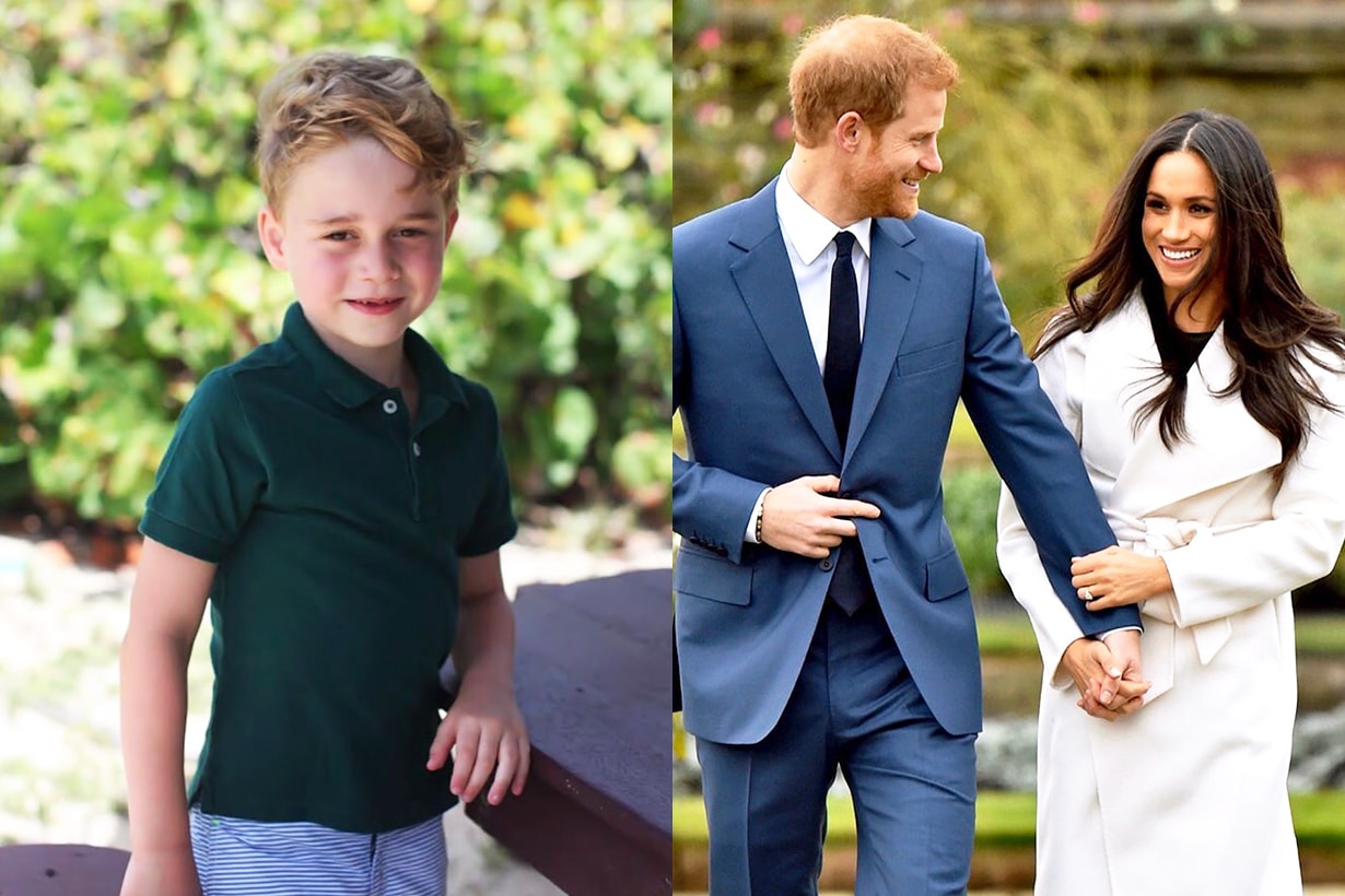 Prince William Kate Middleton Prince Harry Meghan Markle Prince George Leaving Royal Family British Royal Family