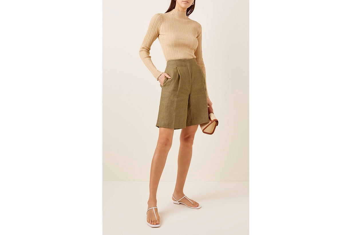 Rangiroa Linen Bermuda Shorts