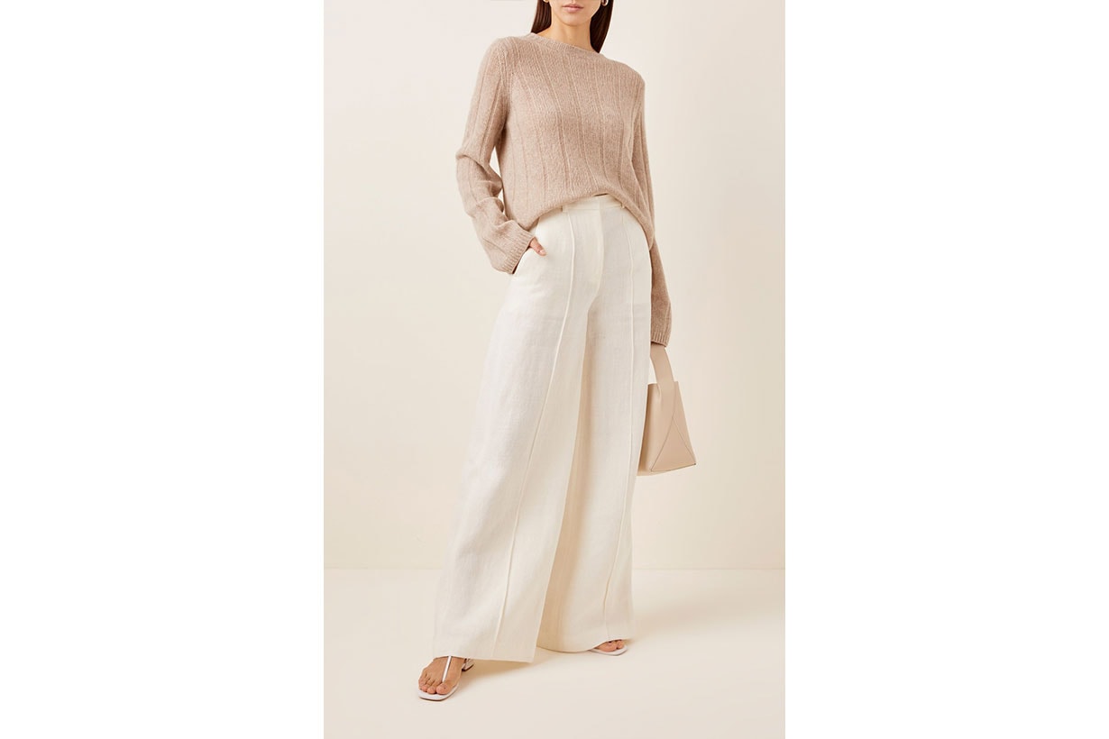 Reao Linen Wide-Leg Pants
