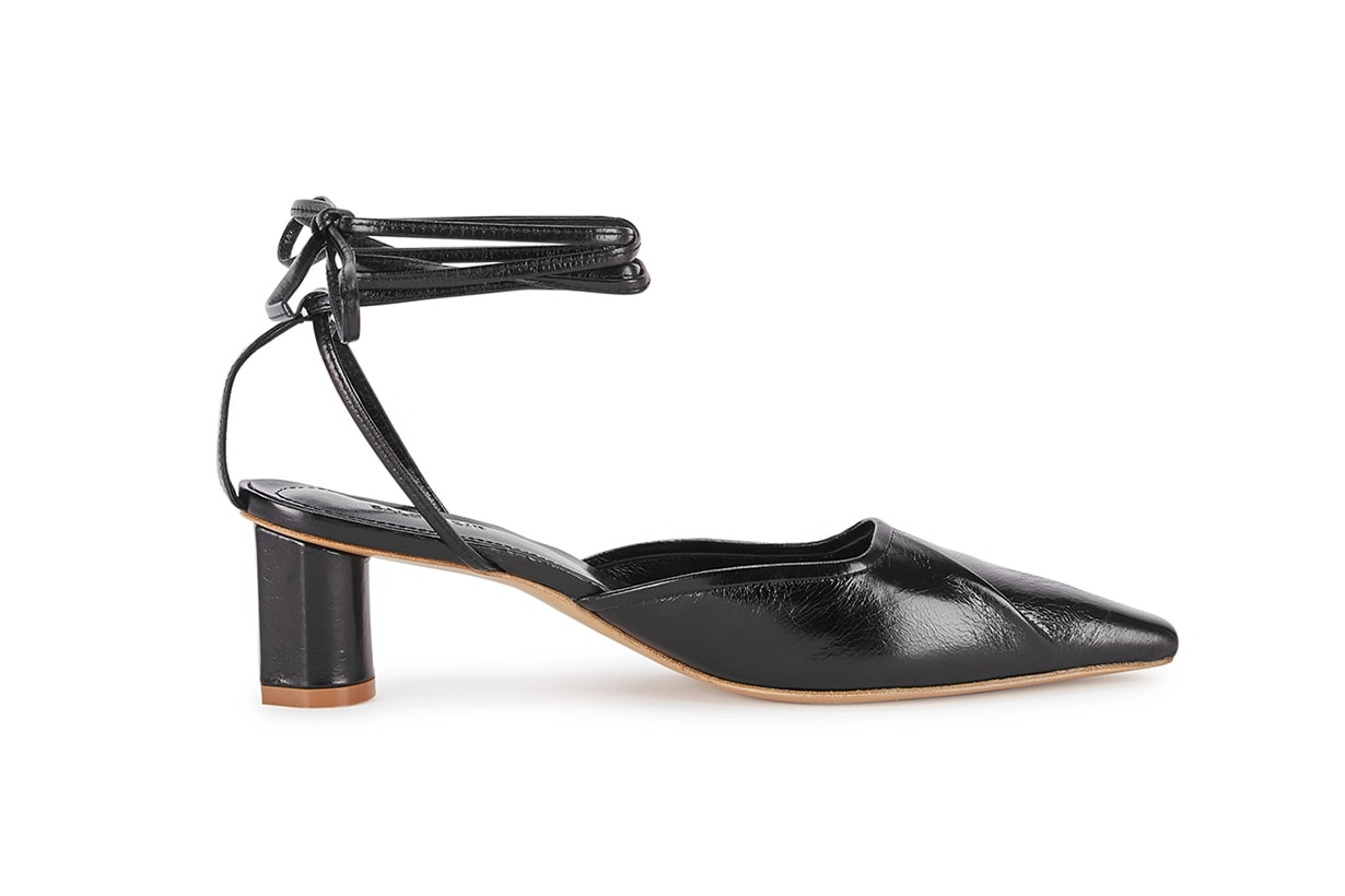 SALONDEJU  Volure 50 black leather sandals