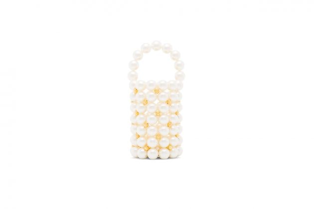 vanina lebanon beaded bag pearl mini shopping