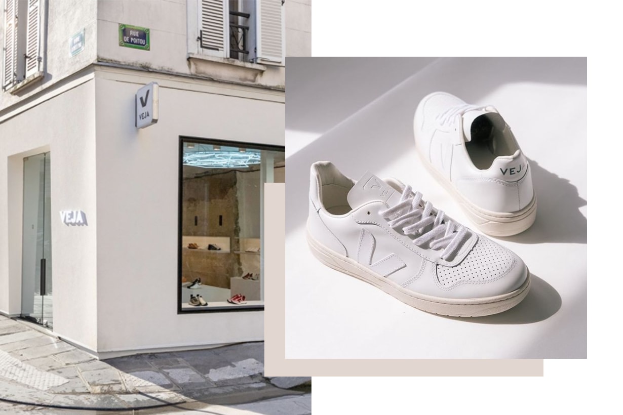 Veja Store and white sneakers