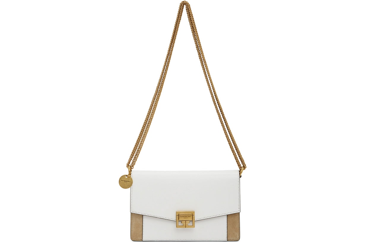 White & Beige Mini GV3 Bag