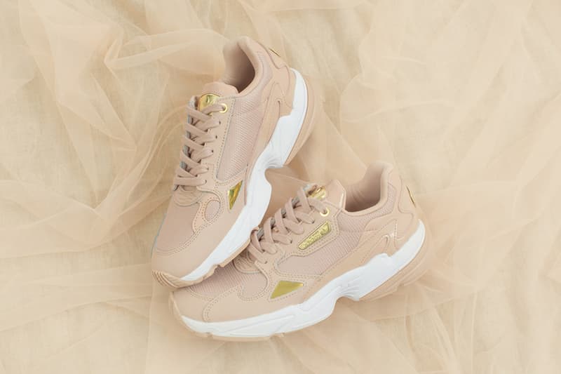 adidas Originals Falcon Milk Tea Color Sneakers