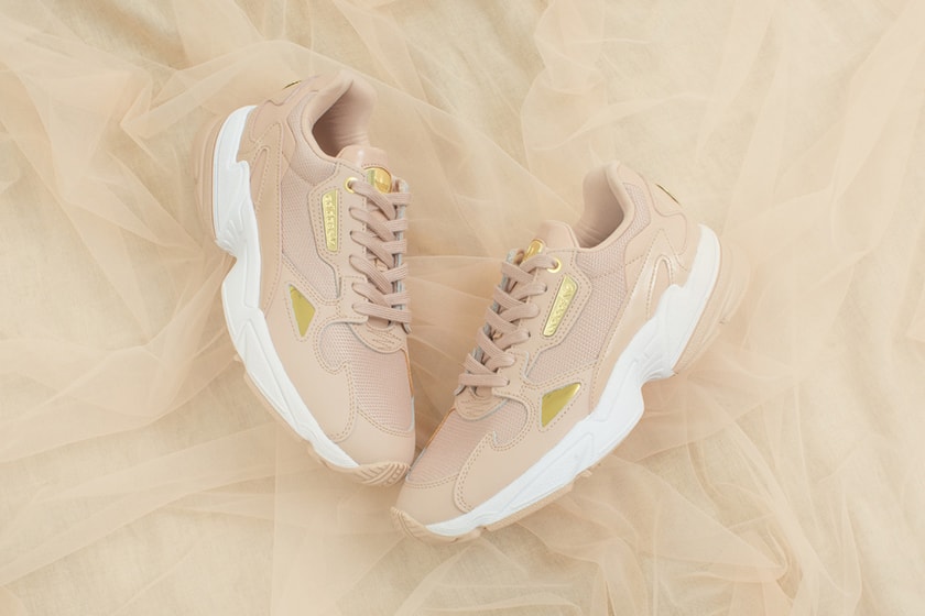 adidas Originals Falcon Milk Tea Color Sneakers