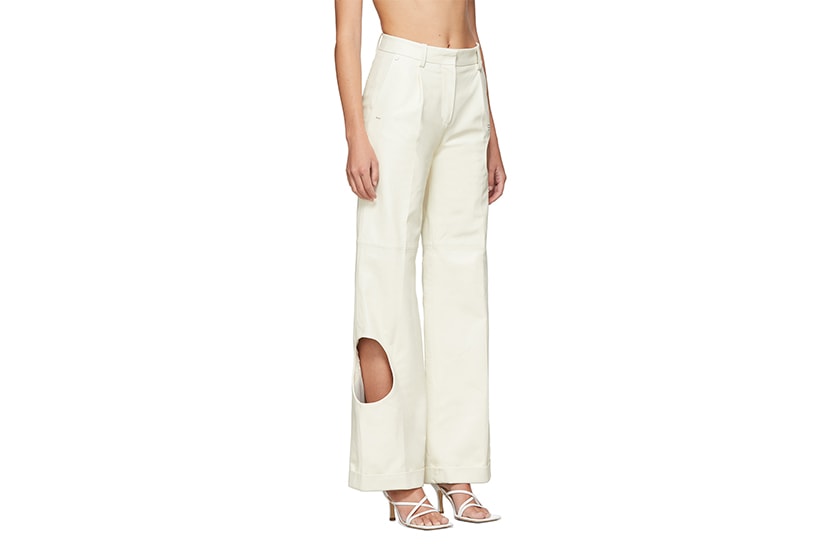 2020 Spring White Pants Outfit Idea SSENSE