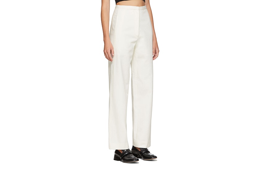 2020 Spring White Pants Outfit Idea SSENSE