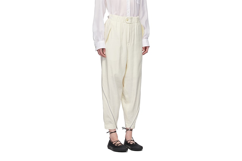 2020 Spring White Pants Outfit Idea SSENSE