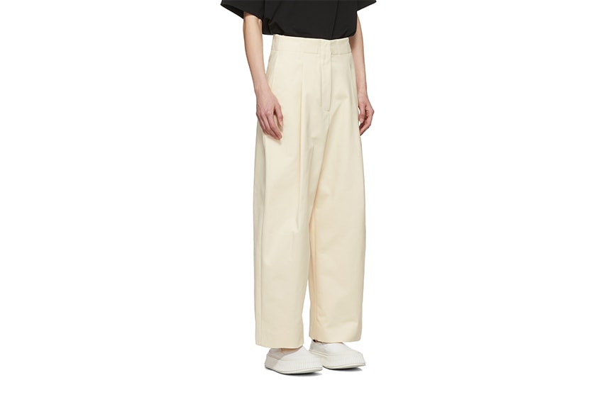 2020 Spring White Pants Outfit Idea SSENSE