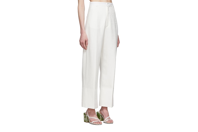 2020 Spring White Pants Outfit Idea SSENSE