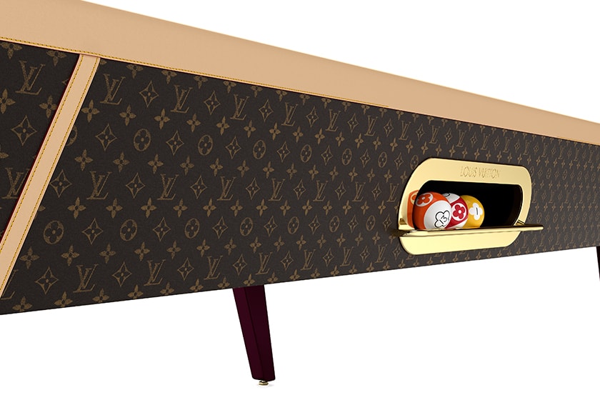 Louis Vuitton babyfoot table football billiards table