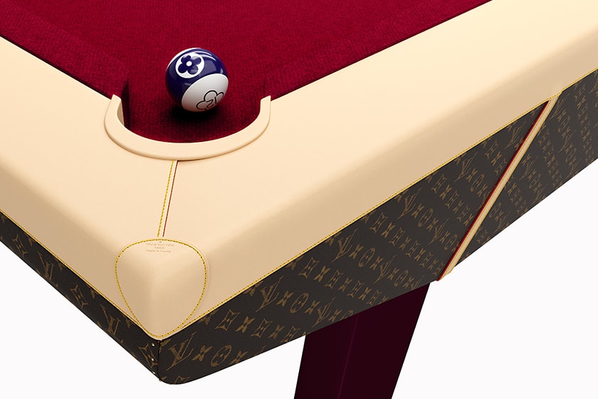 Louis Vuitton babyfoot table football billiards table