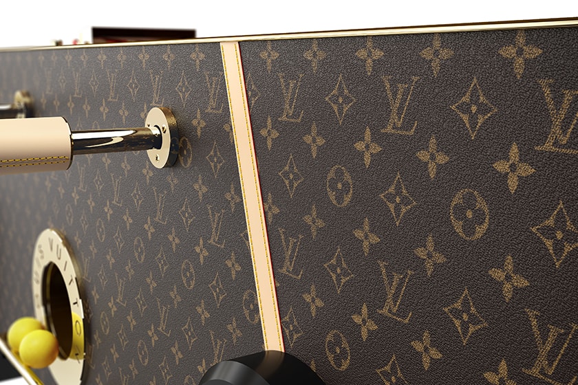 Louis Vuitton babyfoot table football billiards table