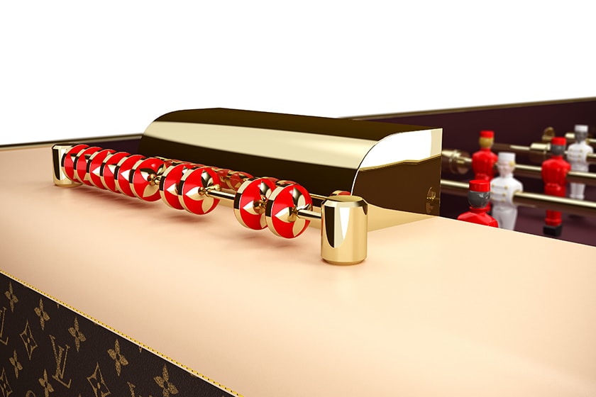 Louis Vuitton babyfoot table football billiards table