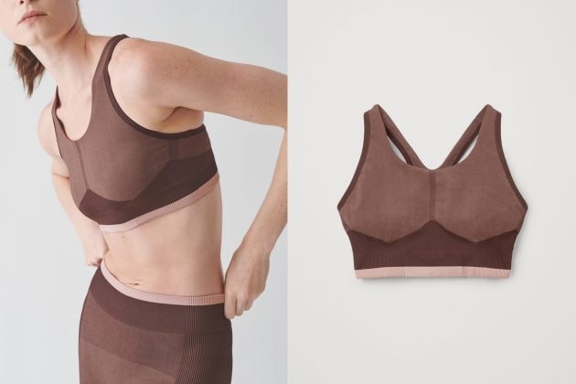 cos active wear collection sports bra legging online exclusive shopping stay home