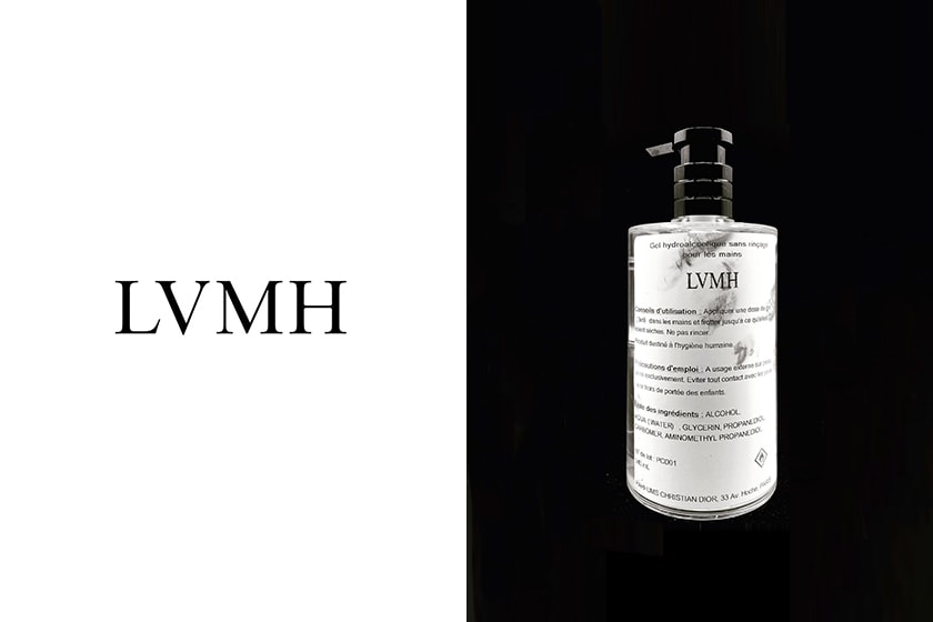LVMH Dior hand sanitiser Carrefour Covid-19