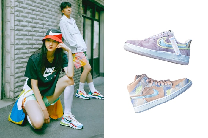 過個夢幻的夏日:經典的 AJ1&AF1 換上棉花糖色系,都是女生限定的個性款!