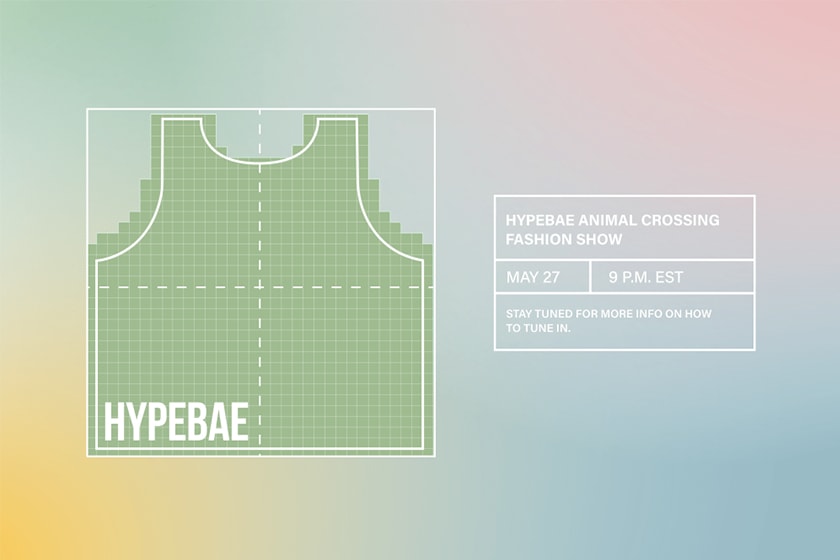 animal crossing new horizons fashion show runway hypebae virtual event